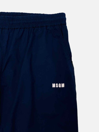 Pre - loved MSGM Jogger Blue Pants US14 at Reems Closet