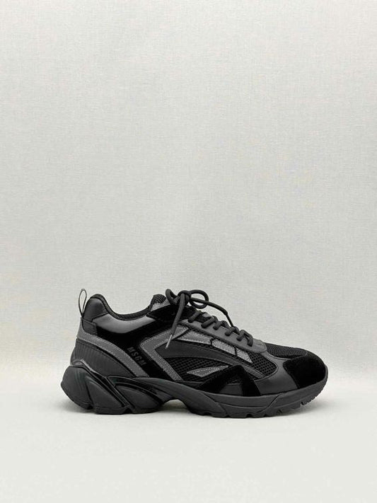 Pre-loved MSGM Vulcano Black Size EU 41 Sneakers at Reems Closet