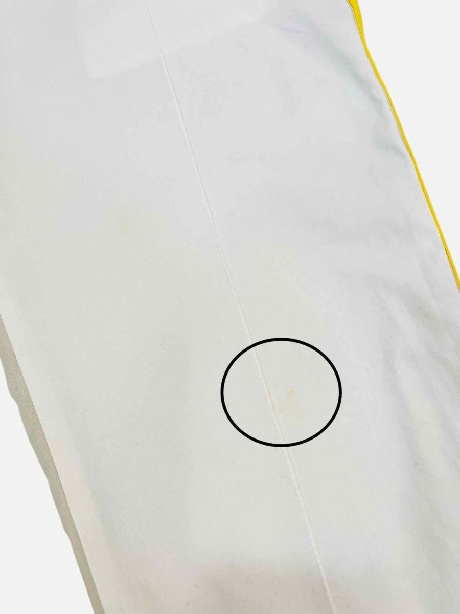 Pre - loved MSGM White & Cream Size Medium Pants at Reems Closet