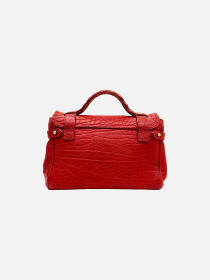 Pre - loved MULBERRY Alexa Red Satchel at Reems Closet