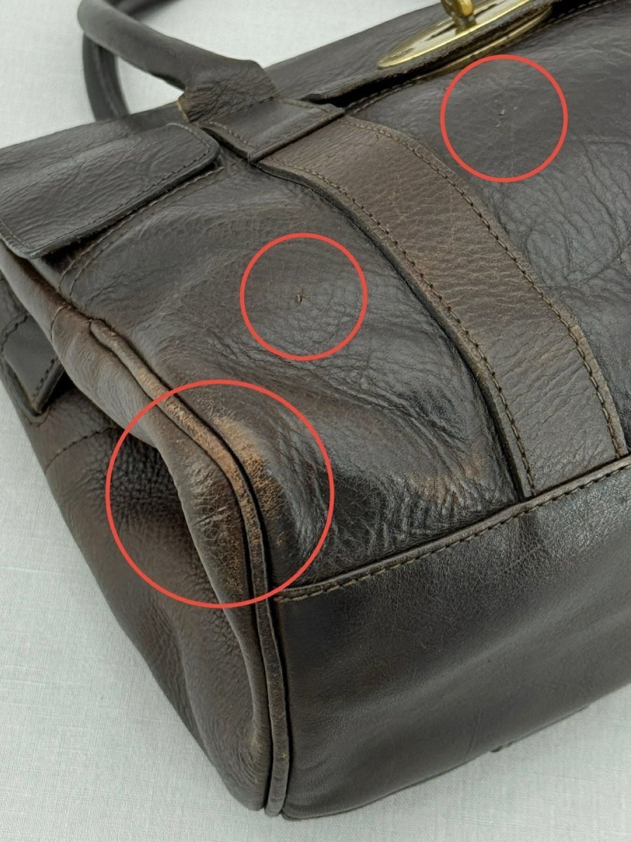 Pre - loved MULBERRY Bayswater Brown Satchel at Reems Closet