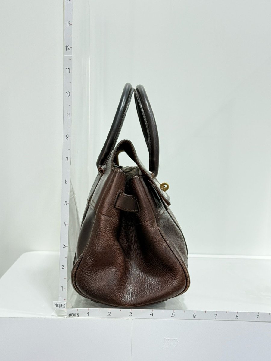 Pre - loved MULBERRY Bayswater Brown Satchel at Reems Closet