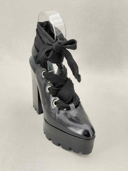 Pre - loved MULBERRY Black Size EU 39 Platform Sandals at Reems Closet