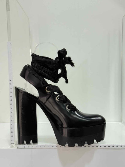 Pre - loved MULBERRY Black Size EU 39 Platform Sandals at Reems Closet