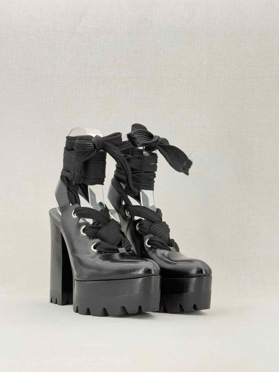Pre - loved MULBERRY Black Size EU 39 Platform Sandals at Reems Closet
