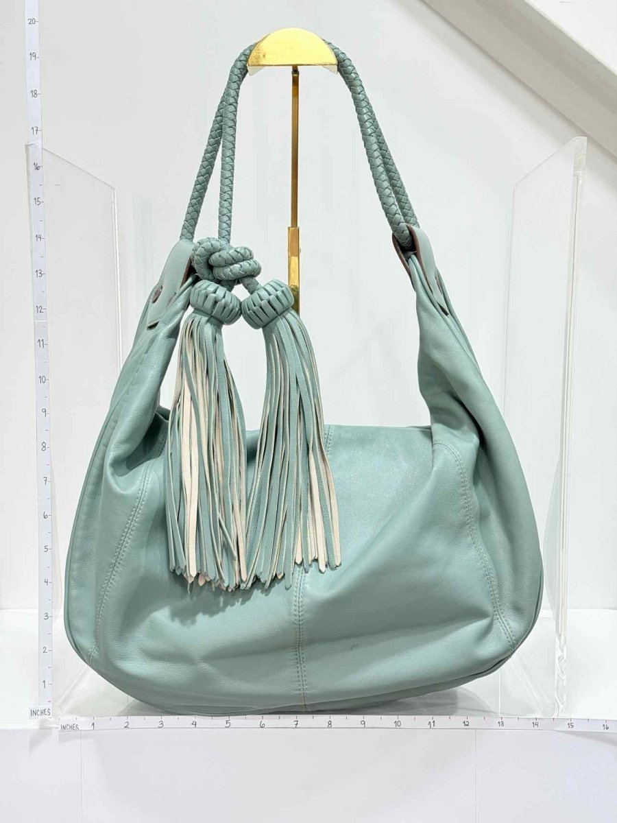 Pre - loved MULBERRY Bleu Brighton Versco Evercolor Shoulder Bag at Reems Closet