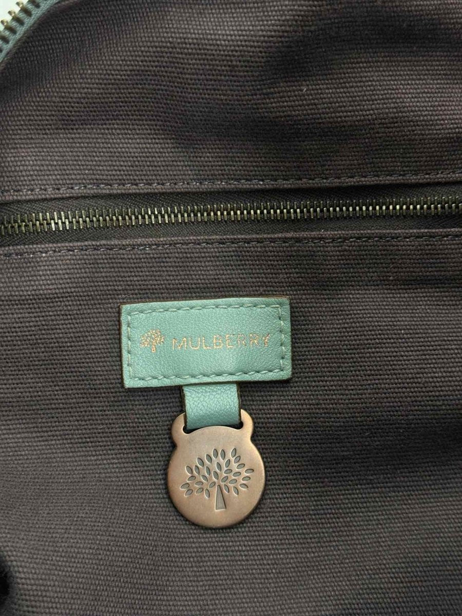 Pre - loved MULBERRY Bleu Brighton Versco Evercolor Shoulder Bag at Reems Closet