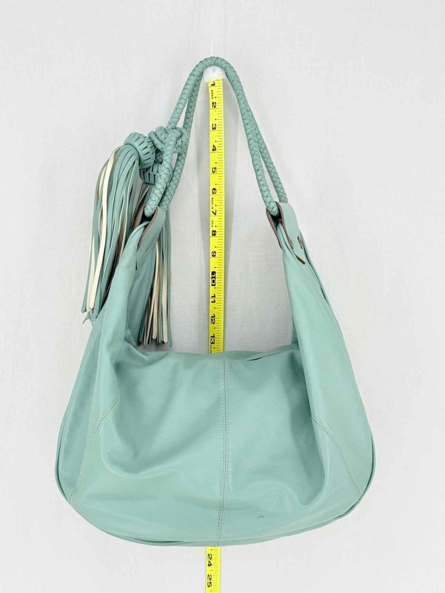 Pre - loved MULBERRY Bleu Brighton Versco Evercolor Shoulder Bag at Reems Closet