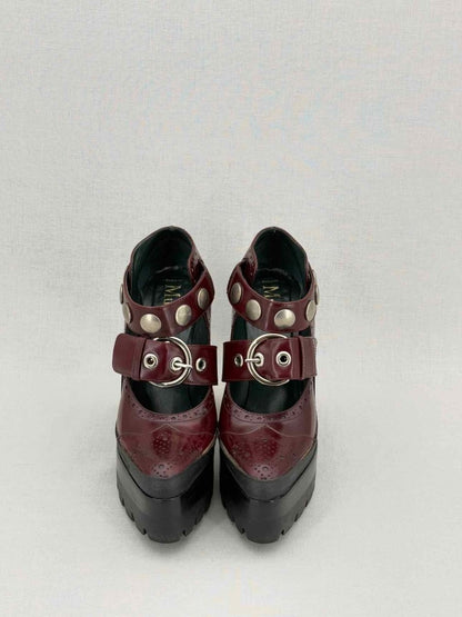 Pre - loved MULBERRY Burgundy Size EU 38 Platform at Reems Closet