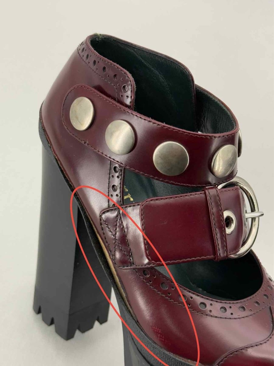 Pre - loved MULBERRY Burgundy Size EU 38 Platform at Reems Closet