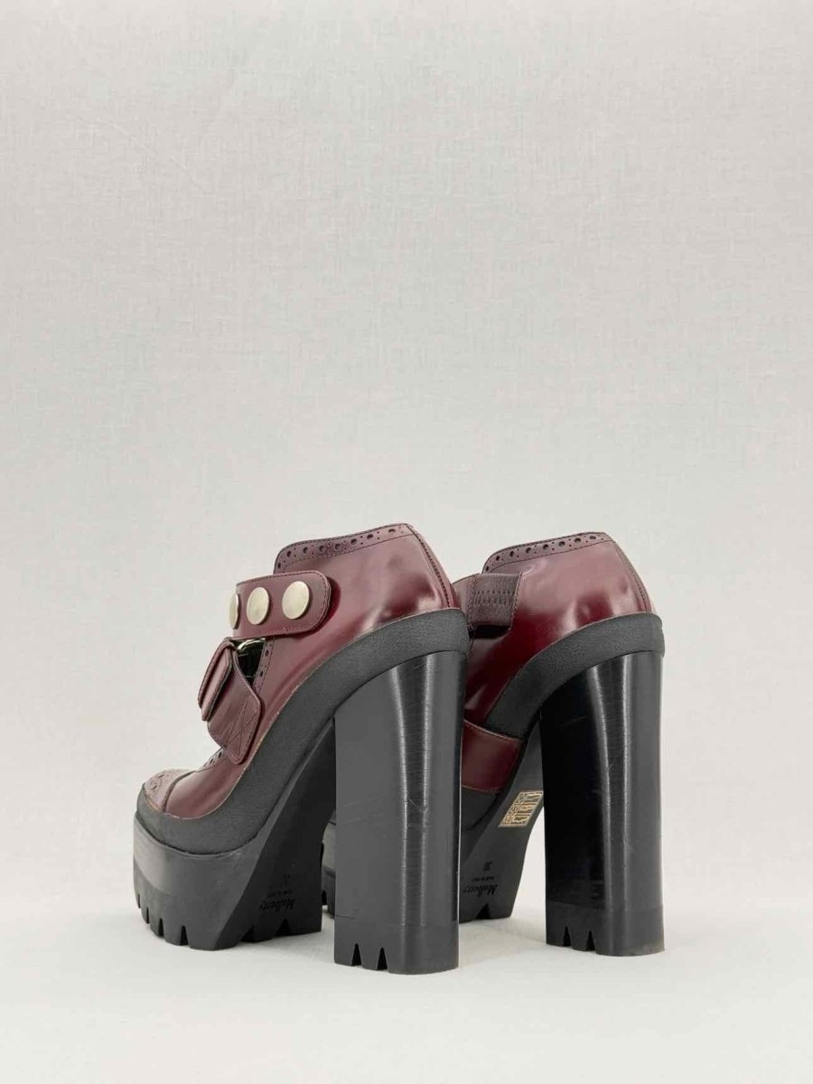Pre - loved MULBERRY Burgundy Size EU 38 Platform at Reems Closet