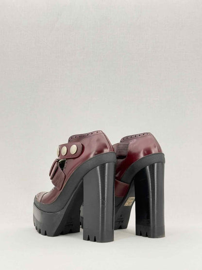 Pre - loved MULBERRY Burgundy Size EU 38 Platform at Reems Closet