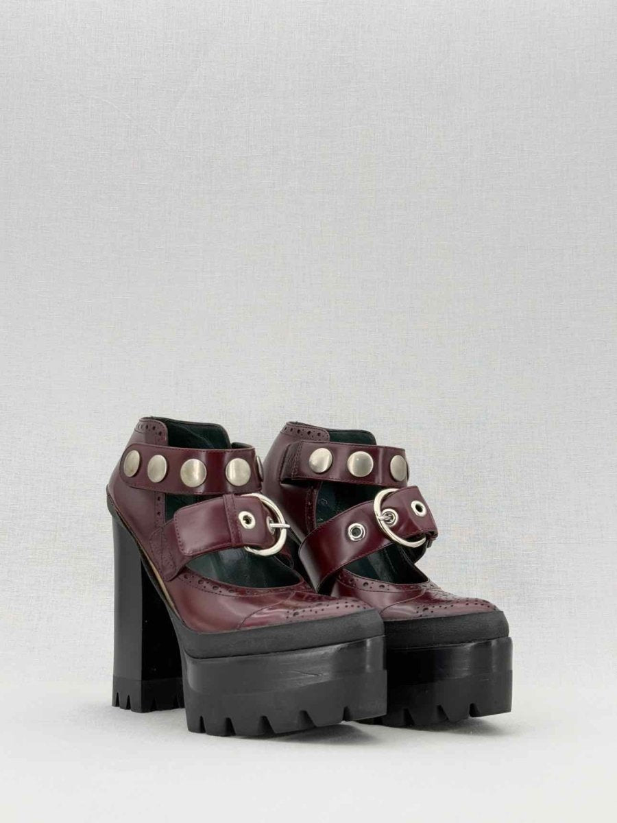 Pre - loved MULBERRY Burgundy Size EU 38 Platform at Reems Closet