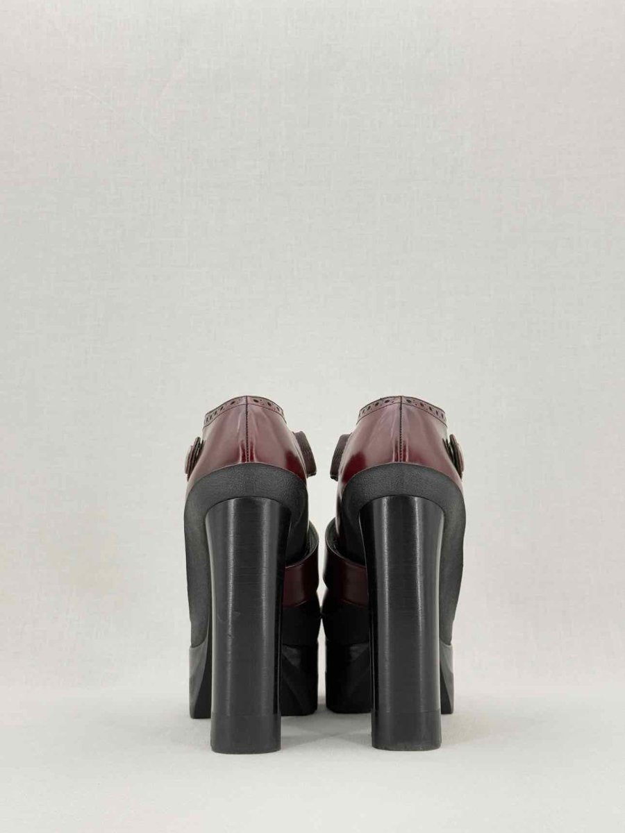 Pre - loved MULBERRY Burgundy Size EU 38 Platform at Reems Closet