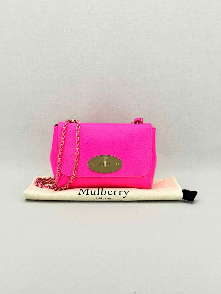 Pre - loved MULBERRY Lily Pink Shoulder Bag at Reems Closet