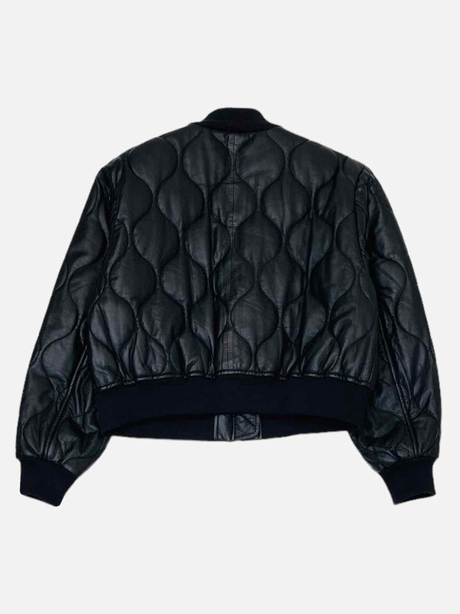 Pre - loved MUUBAA Black Quilted Bomber Jacket at Reems Closet