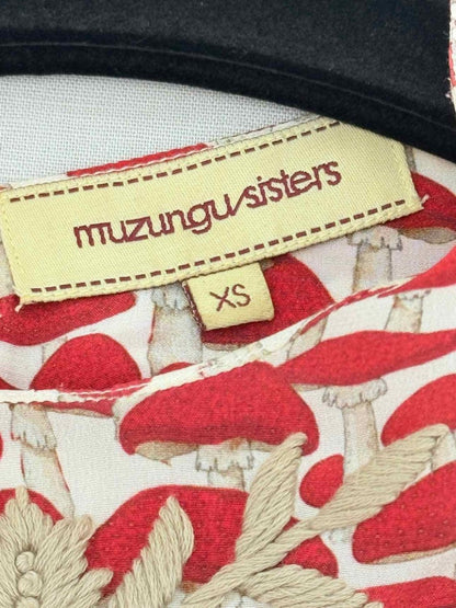 Pre - loved MUZUNGU SISTERS Red & Beige Size XSmall Long Dress at Reems Closet