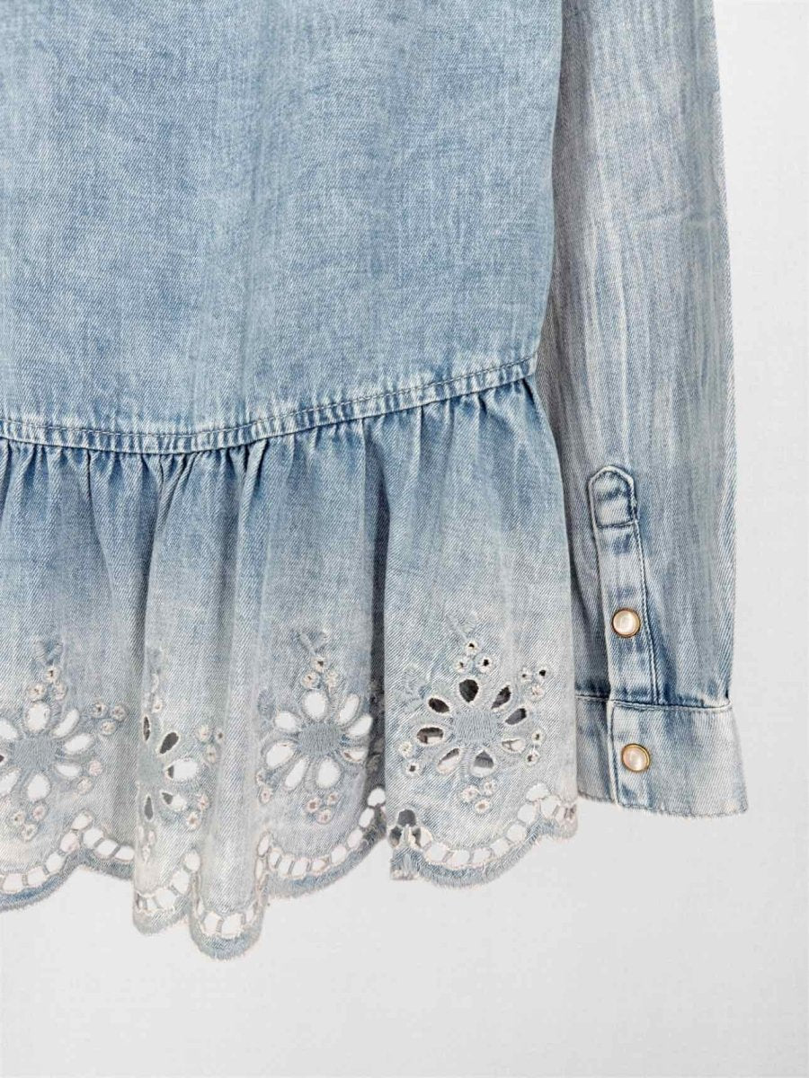Pre-loved MY TWIN by Twinset Blue Size XXSmall Shirt at Reems Closet