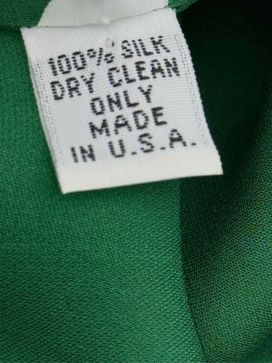 Pre - loved NAEEM KHAN 2010 Runway Green Size US 6 Long Dress at Reems Closet