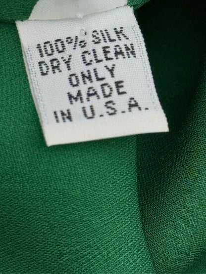 Pre - loved NAEEM KHAN 2010 Runway Green Size US 6 Long Dress at Reems Closet