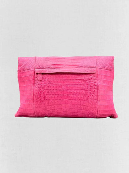 Pre - loved NANCY GONZALEZ Pink Shoulder Bag at Reems Closet