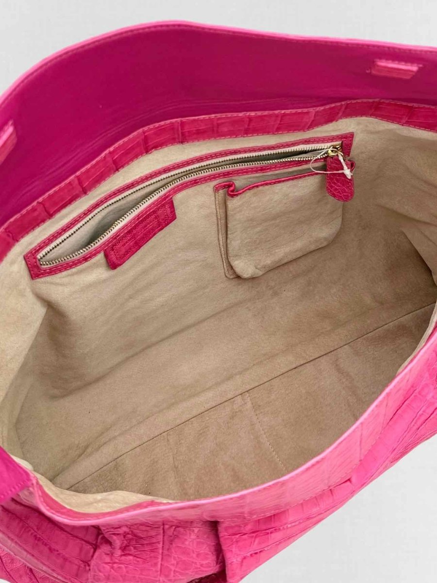 Pre - loved NANCY GONZALEZ Pink Shoulder Bag at Reems Closet