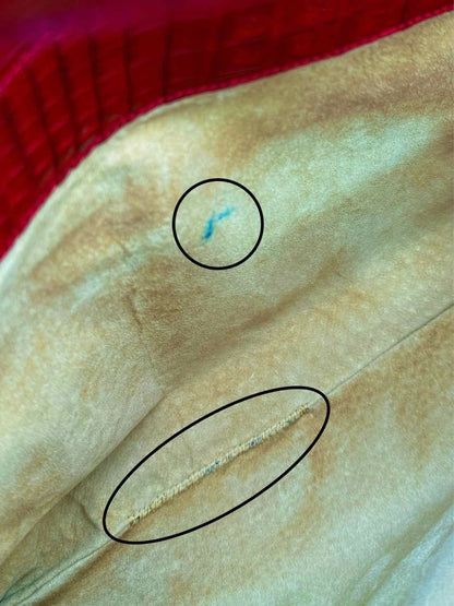 Pre - loved NANCY GONZALEZ Red Top Handle at Reems Closet