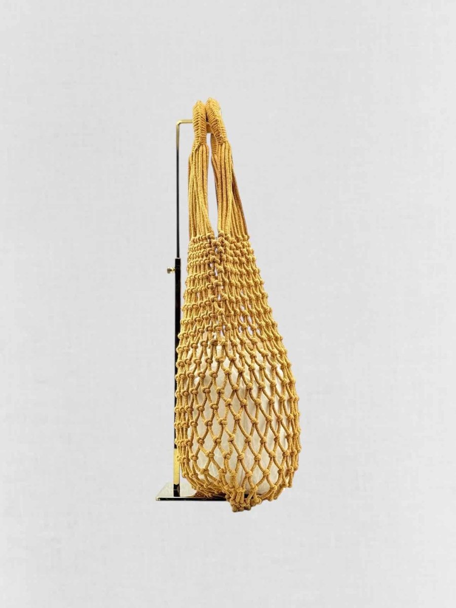 Pre - loved NANNACAY Alessandra Beige Tote Bag at Reems Closet