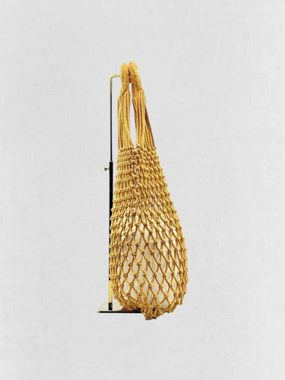 Pre - loved NANNACAY Alessandra Beige Tote Bag at Reems Closet