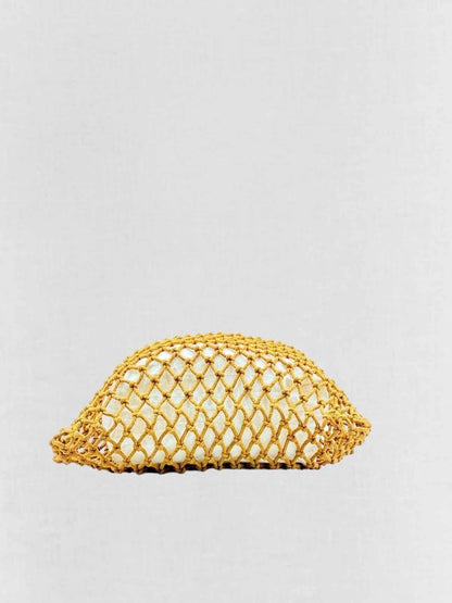 Pre - loved NANNACAY Alessandra Beige Tote Bag at Reems Closet