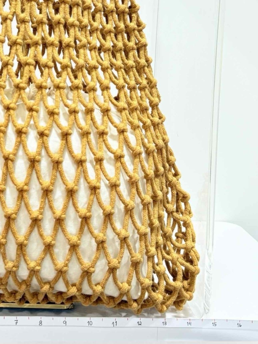 Pre - loved NANNACAY Alessandra Beige Tote Bag at Reems Closet