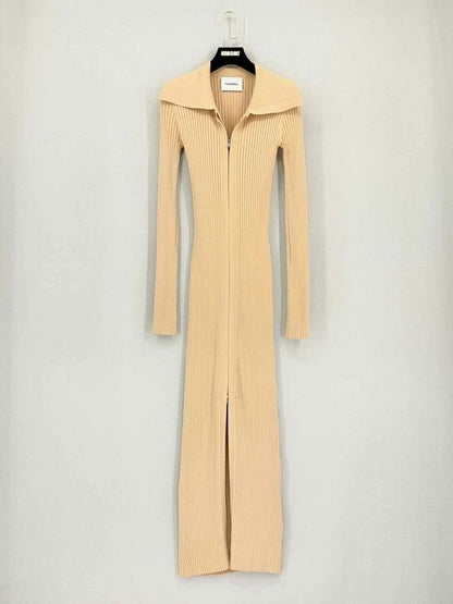 Pre-loved NANUSHKA Bennie Beige Size Small Midi Dress at Reems Closet