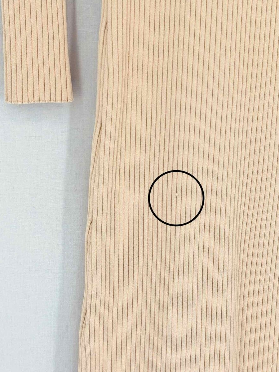 Pre-loved NANUSHKA Bennie Beige Size Small Midi Dress at Reems Closet