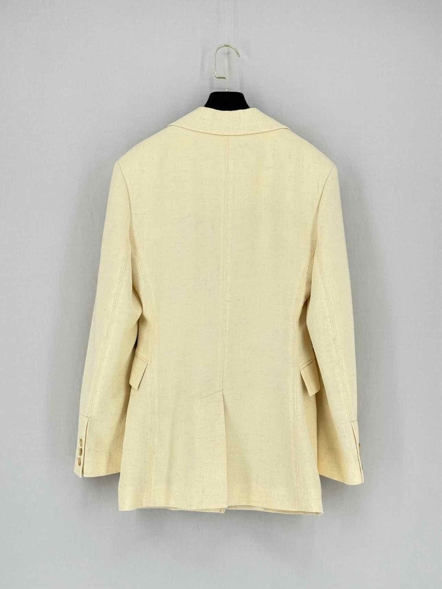 Pre - loved NANUSHKA Cream Size XSmall Jacket at Reems Closet