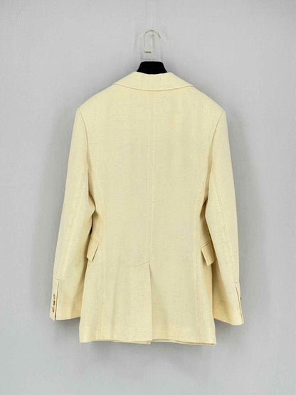 Pre - loved NANUSHKA Cream Size XSmall Jacket at Reems Closet