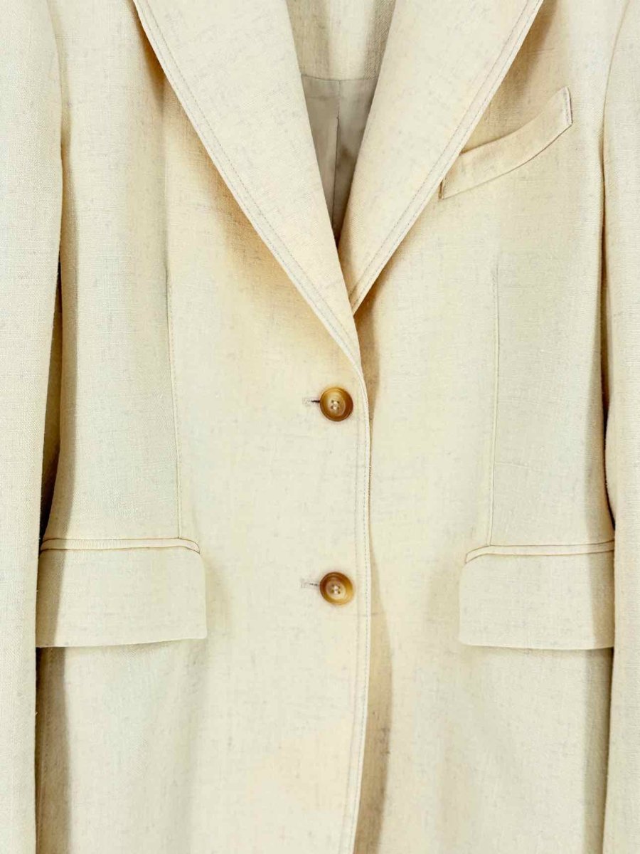 Pre - loved NANUSHKA Cream Size XSmall Jacket at Reems Closet