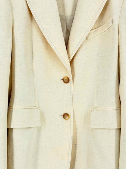 Pre - loved NANUSHKA Cream Size XSmall Jacket at Reems Closet