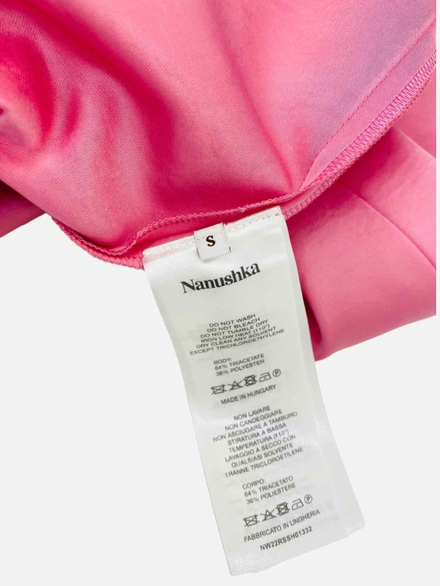 Pre - loved NANUSHKA Pink Pocket Detail Shirt at Reems Closet