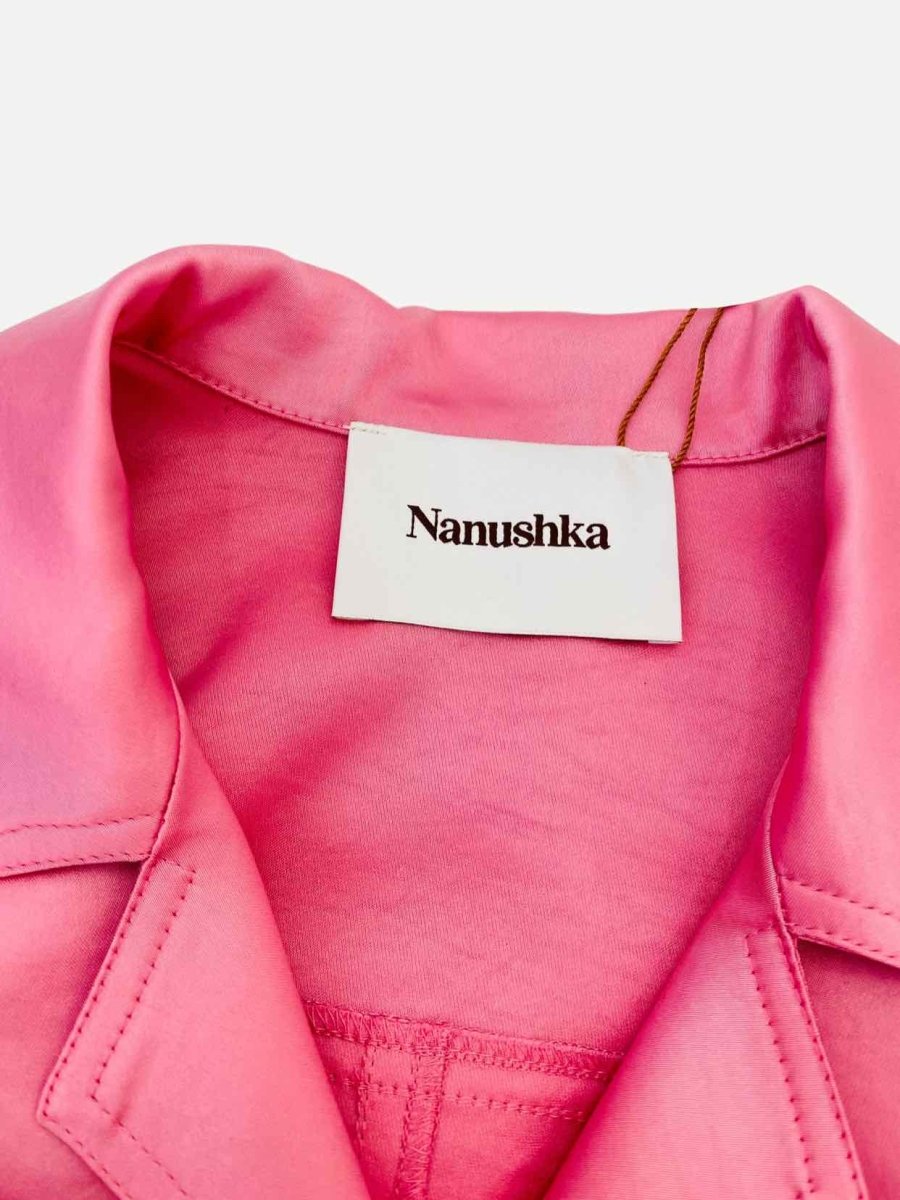 Pre - loved NANUSHKA Pink Pocket Detail Shirt at Reems Closet