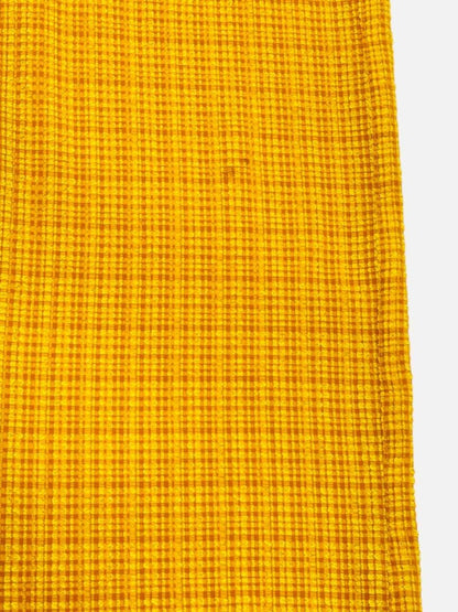 Pre-loved NANUSHKA Sabri Yellow & Orange Checked Midi Dress from Reems Closet