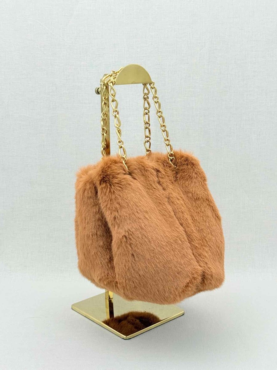 Pre - loved NANUSHKA The Gather Brown Bucket Bag at Reems Closet