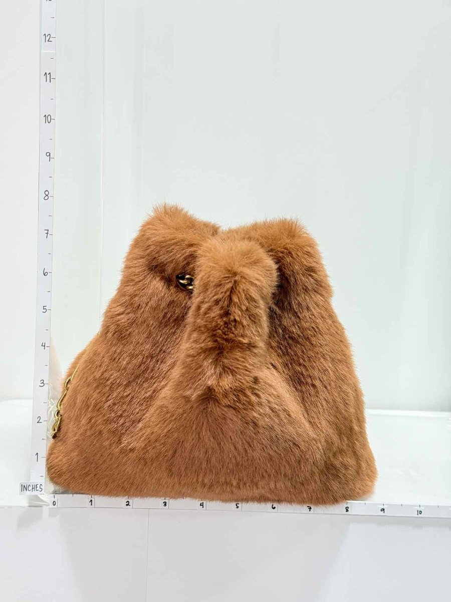 Pre - loved NANUSHKA The Gather Brown Bucket Bag at Reems Closet