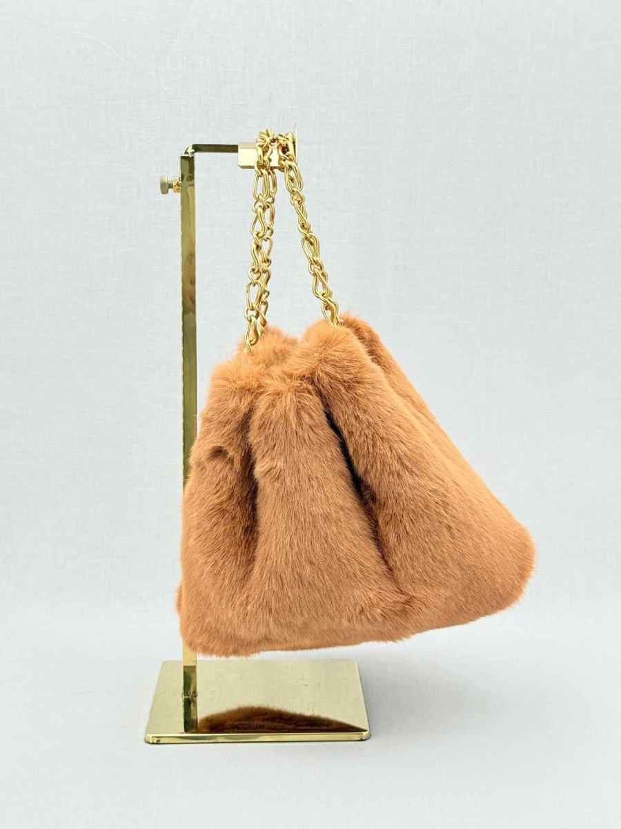 Pre - loved NANUSHKA The Gather Brown Bucket Bag at Reems Closet