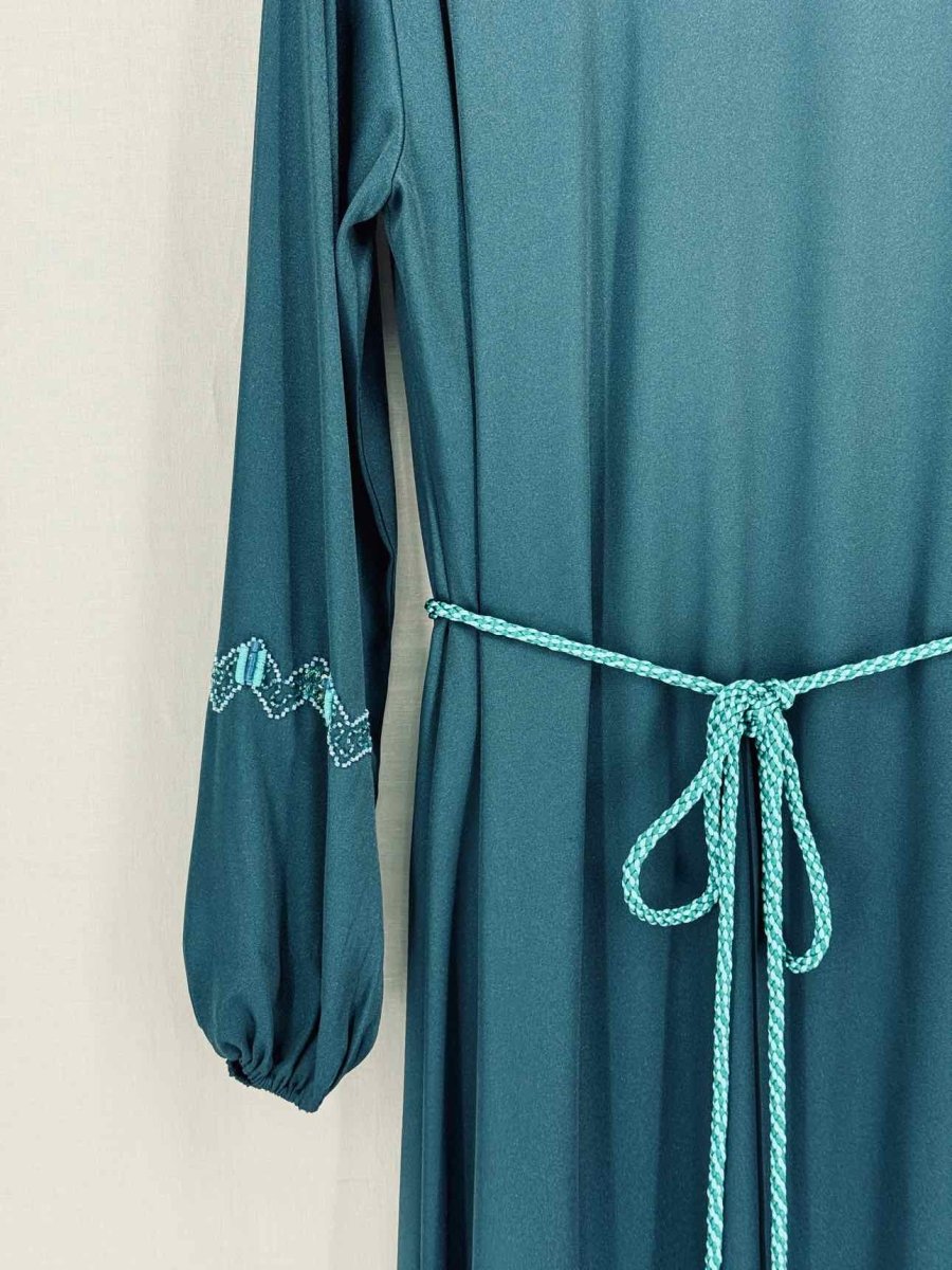 Pre-loved NASS Teal Size Small Long Dress at Reems Closet