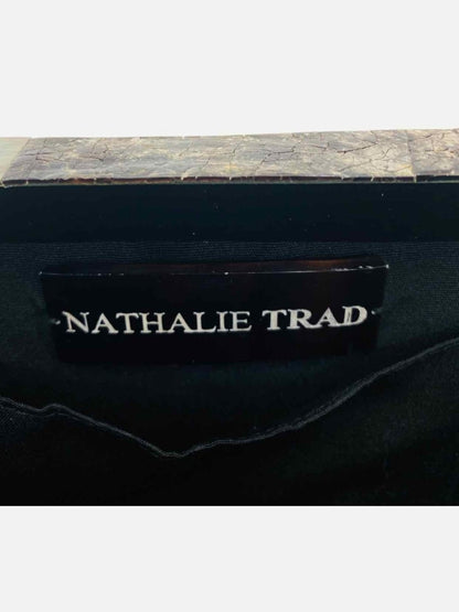 Pre - loved NATHALIE TRAD Mother of Pearl White Multicolor Clutch at Reems Closet