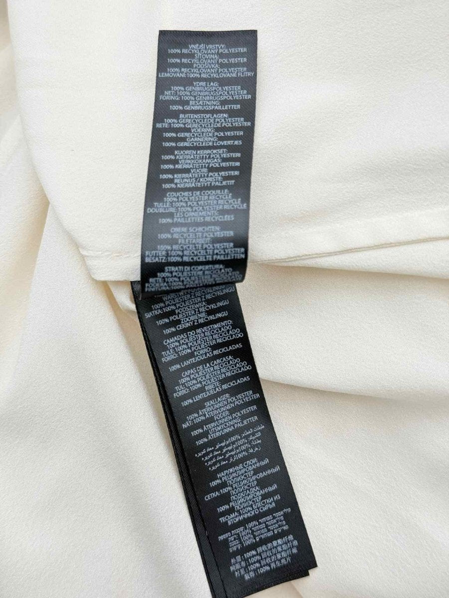 Pre-loved NEEDLE & THREAD Cream Size US 4 Long Dress at Reems Closet
