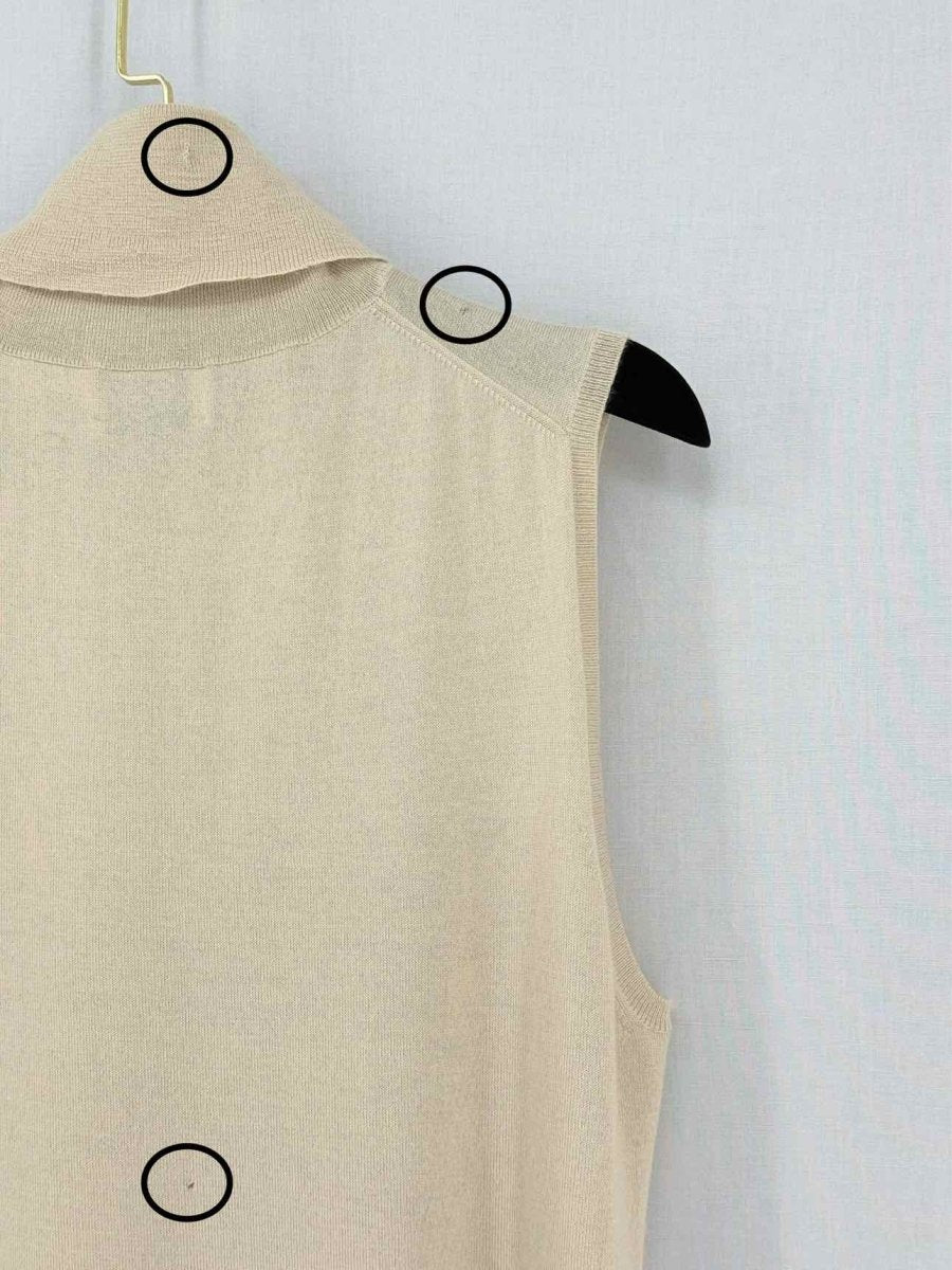 Pre - loved NEIMAN MARCUS Beige Size Medium Top at Reems Closet