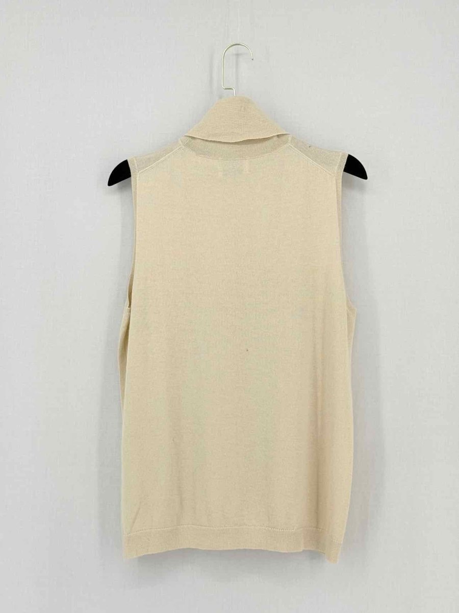 Pre - loved NEIMAN MARCUS Beige Size Medium Top at Reems Closet