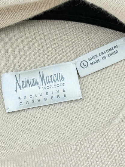 Pre - loved NEIMAN MARCUS Beige Size Medium Top at Reems Closet