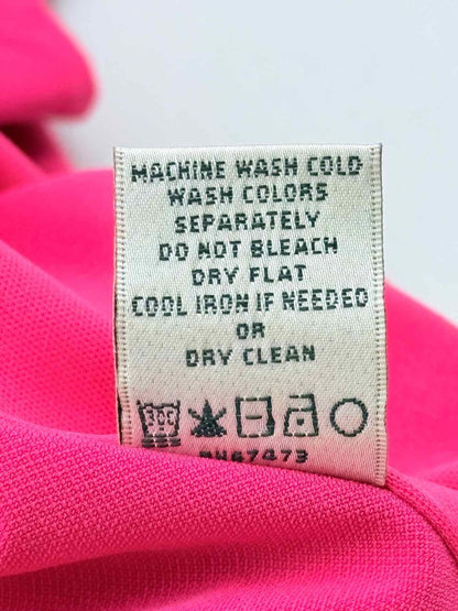 Pre - loved NEIMAN MARCUS Pink Size US 12 Knee Length Dress at Reems Closet